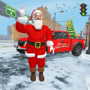 Santa Christmas Gift Delivery: Gift Game Icon