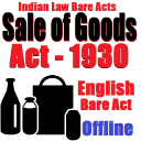 Sales Of Goods Act, 1930 (Bare Act)