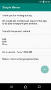 Simple Memo - QuickStart! screenshot 4