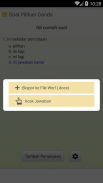 Membuat Soal Pilihan Ganda screenshot 0