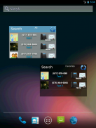 Contacts in a list widget screenshot 2