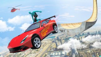 Superhero Games - Mega Ramp screenshot 0