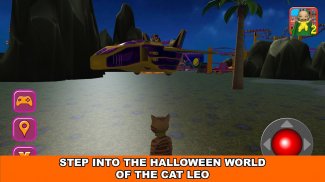 هالووین گربه پارک های screenshot 3
