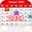 Indonesia Calendar Icon