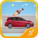 Rocket Car Racing Icon