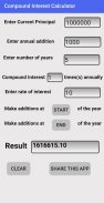 Compound Interest Calculator With Annual Addition screenshot 2