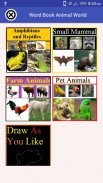 Word Book Animal World screenshot 1