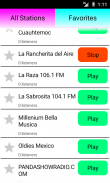 Rádio mexicana on-line Pro screenshot 2