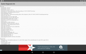 System Diagnostic Info screenshot 2