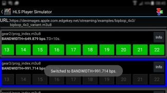 HLS Player Simulator FREE screenshot 2