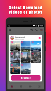 Téléchargeur de photos et vidéos HD pour Instagram screenshot 0