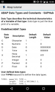 Abap tutorial screenshot 2