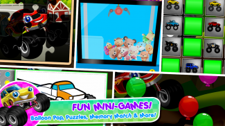 Monster Trucks Game for Kids 2 screenshot 4