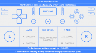 PS4 controller Tester screenshot 4