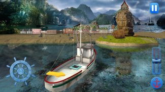Fishing Boat Driving Simulator : Ship Games screenshot 1