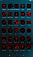 Black and Red Icon Pack v3.3 (Free) screenshot 17