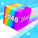 Kubus Rantai: Game penggabungan 3D 2048