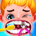 Mouth care doctor dentist game Icon