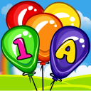 Balloon Pop Kids Learning Game Free for babies Icon