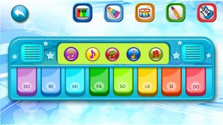 Piano and musical instruments for children screenshot 2