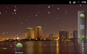 Snowing City LWP screenshot 5