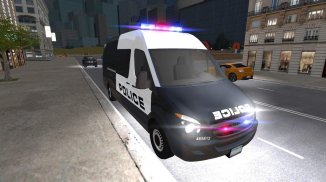 American Police Van Driving screenshot 1