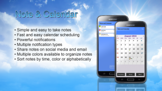 Note and Calendar App screenshot 0