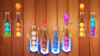 Color Ball Sort Wooden Puzzle screenshot 1