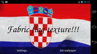 Croatia Flag Live Wallpaper screenshot 2
