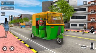 Rickshaw Driving Tuk Tuk Games screenshot 1