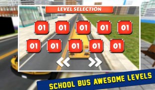 School Bus Drive Simulator2016 screenshot 1