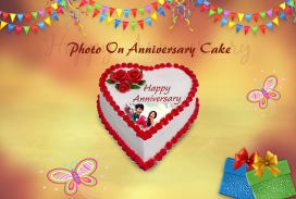 Name Photo On Anniversary Cake screenshot 0