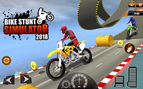 Trik Nyata Stunt Bike Pro Trik Master Racing Game screenshot 2