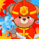 Children's Fire Truck Game - F Icon