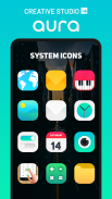 Aura Icon Pack - Rounded Square Icons screenshot 0