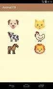 ANIMALS SOUNDS FX - Sound Effects Animals Collection - Dog Cat Cow Lion Horse Chicken screenshot 1