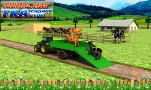 Animal Hay Tractor Transporte screenshot 6