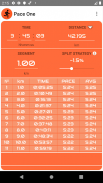 Pace One. Running pace calculator. screenshot 3