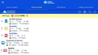 AirVPN Eddie Client GUI screenshot 18