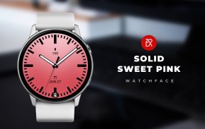 Solid Sweet Pink Watch Face screenshot 4