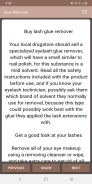How to remove eyelash extensions screenshot 1