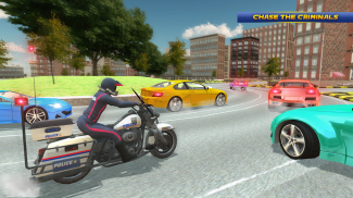 Police Motorbike Driving Sim 3D - Police Bike 2018 screenshot 4