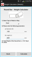 Weight Calculator (Metal) screenshot 6