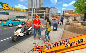 Pizza Delivery Boy Bike Games screenshot 10