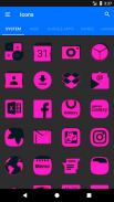 Pink and Black Icon Pack screenshot 4