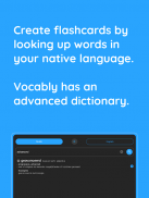 Vocably: Language Flashcards screenshot 1