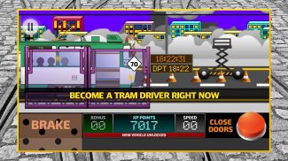 Tram Driver Simulator 2D - city train driving sim screenshot 2