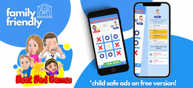 Beat Dad Tic Tac Toe for Kids screenshot 6