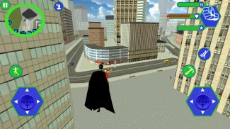 Flying SuperHero Rope Vegas Rescue screenshot 0