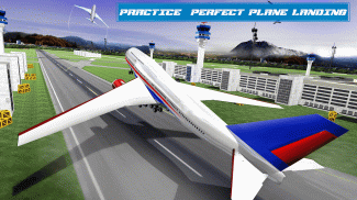 Nyata Pesawat Pendaratan Simulator screenshot 5